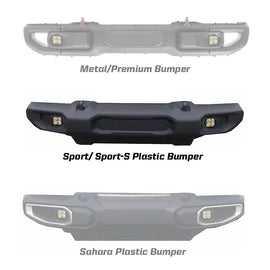 Jeep JL Fog Pocket Kit 2018 Wrangler JL Squadron Sport Series Baja Designs