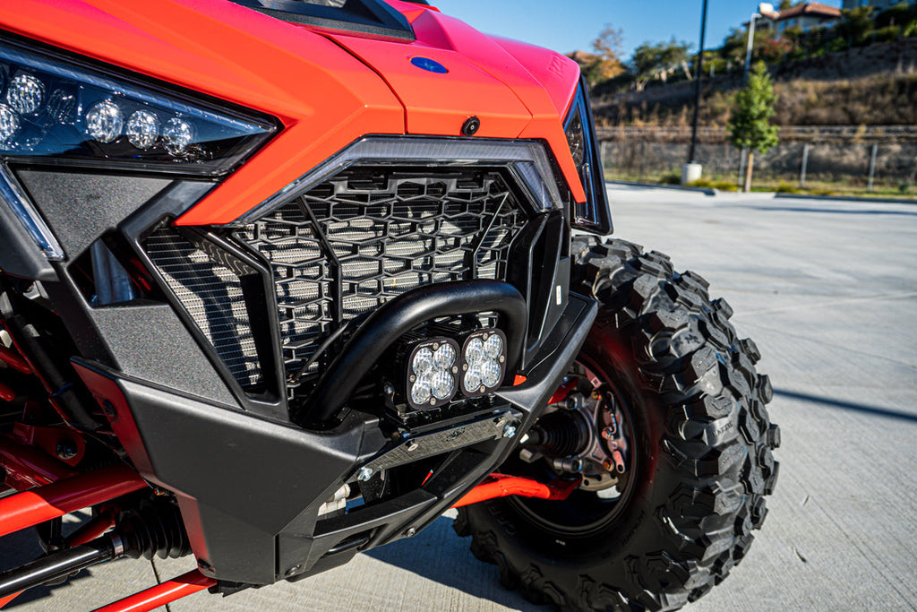 Polaris RZR Pro XP Lower Bumper LED Light Kit Sport D/C Baja Amber Baja Designs