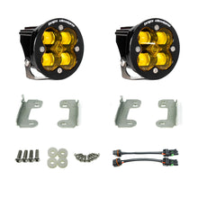 Load image into Gallery viewer, Jeep Fog Lights Squadron-R SAE Amber LED 07-18 Wrangler JK Fog Pocket Kit Baja Design