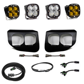 Ford Super Duty (20-22) Fog Lights FPK Baja Amber SAE/Pro DC Baja Designs w/Upfitter Baja Designs