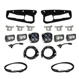 Bronco Clear SAE Fog Pocket Kit 21-Up Ford Bronco w/Upfitter Baja Designs