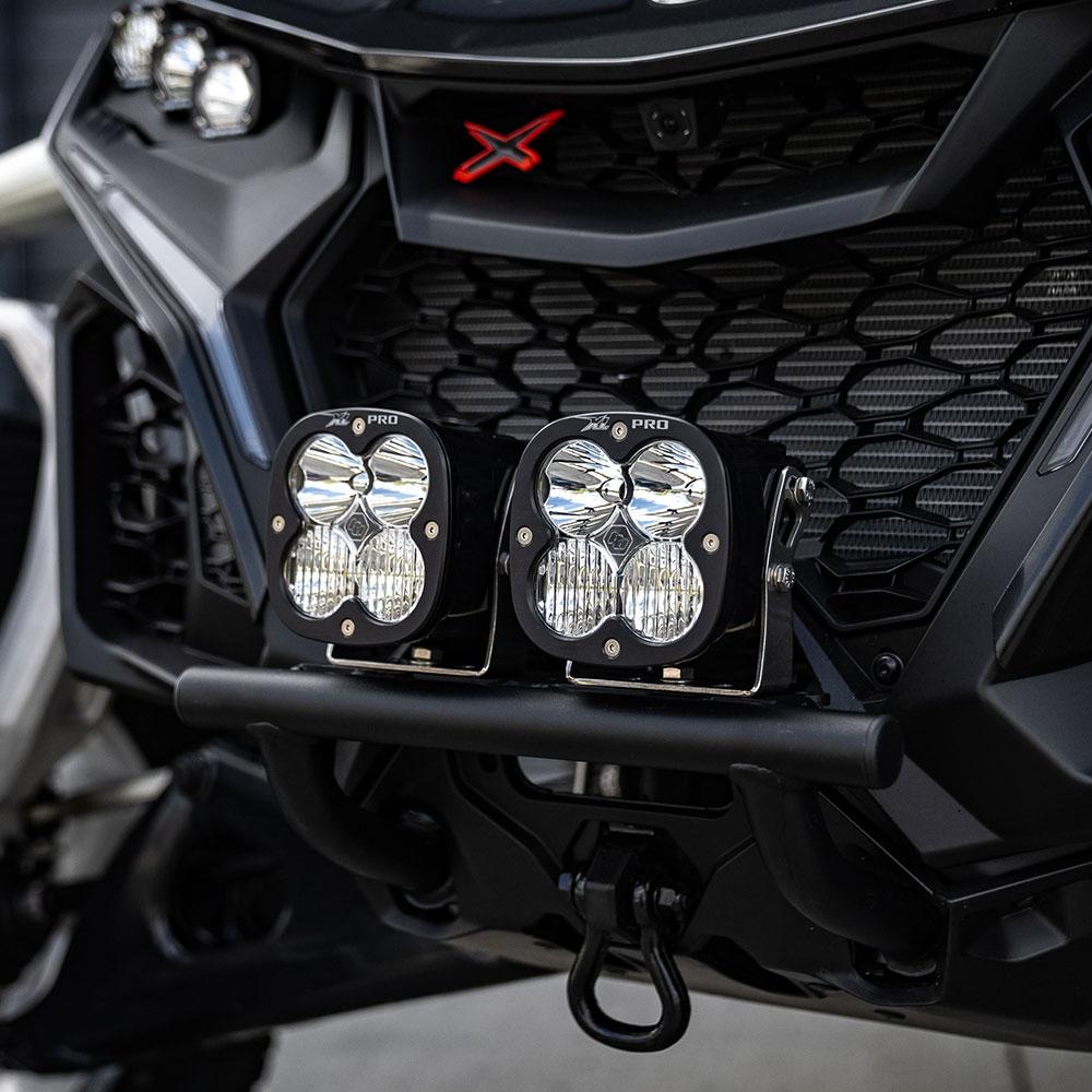 Baja Designs 2024+ Can-Am Maverick R XL Pro Push Bar Bumper Kit - Clear