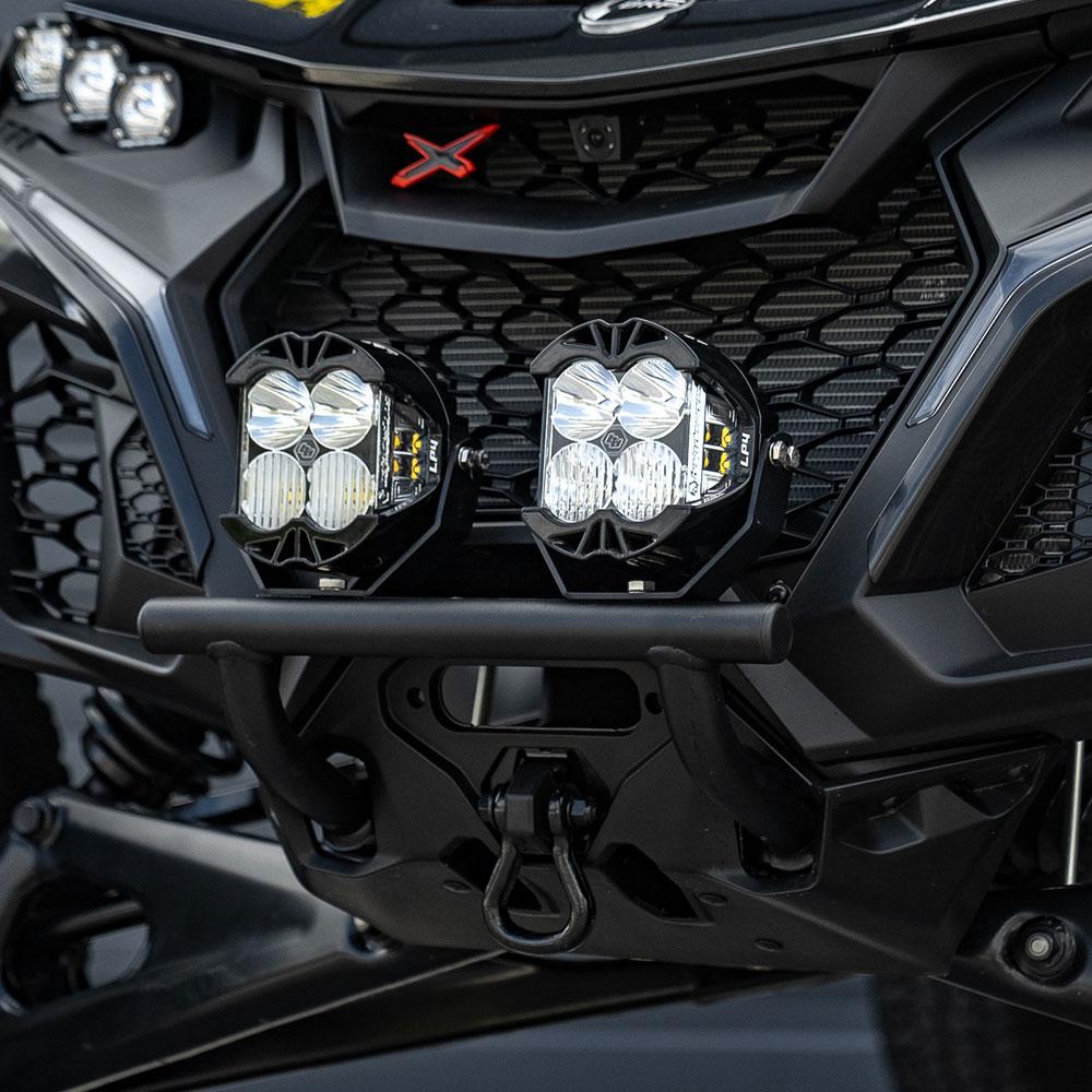 Baja Designs 2024+ Can-Am Maverick R LP4 Push Bar Bumper Kit - Clear