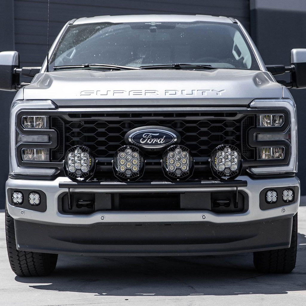Ford Super Duty 23-On LP9 Bull Bar Light Kits Kit w/Upfitter Baja Designs