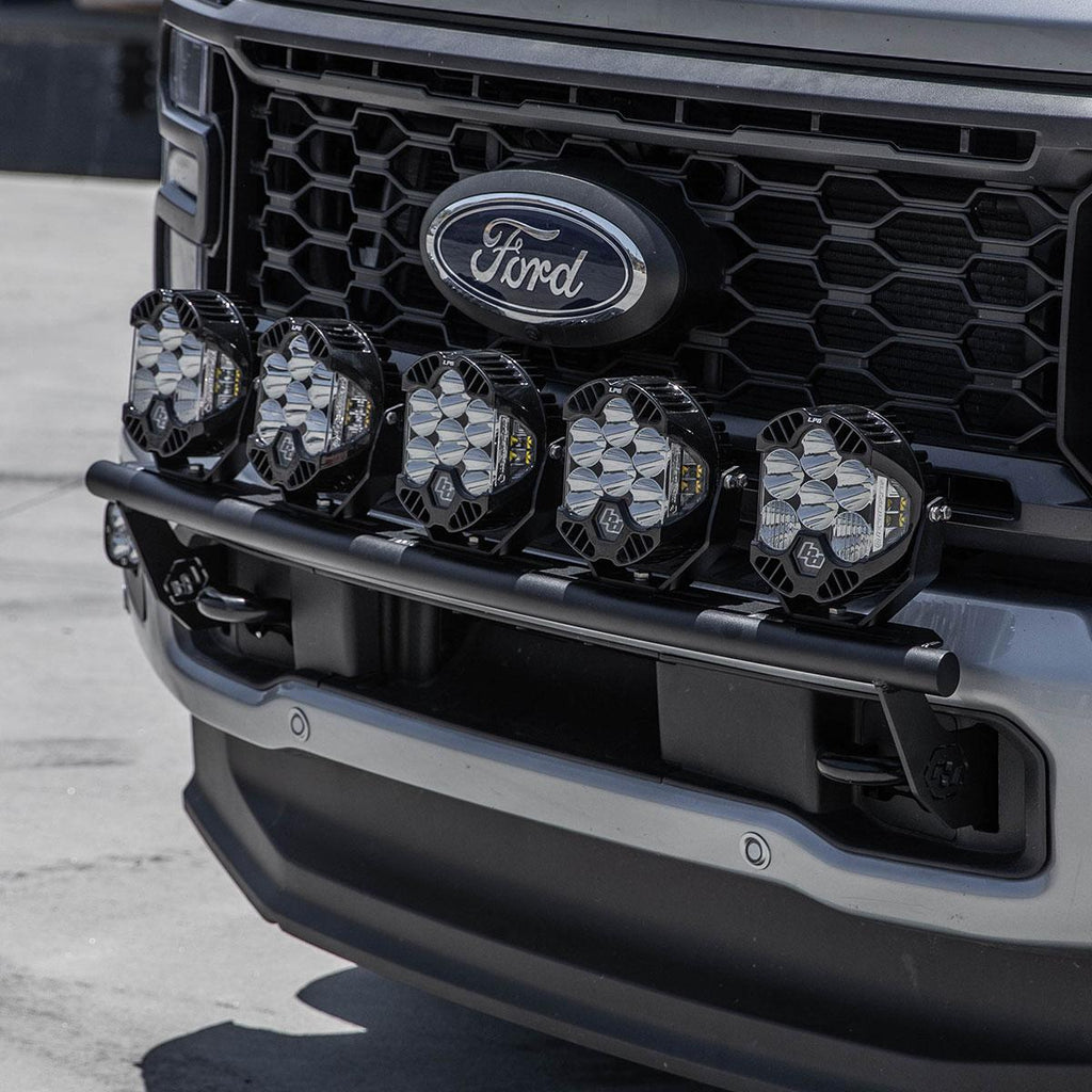 Ford Super Duty 23-On LP6 Bull Bar Light Kits Kit w/ Upfitter Baja Designs