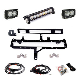 Toyota S8 10 inch Light Bar S2 Pro Grille Conversion Light Kit 2024-On Toyota Tacoma Clear Baja Designs