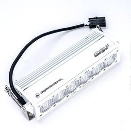 OnX6+ White Straight LED Light Bar (10 Inch; Driving/Combo; Clear) Baja Designs
