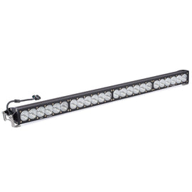 Baja Designs OnX6 40-inch wide driving LED light bar designed for offroad vehicles, featuring multiple high-intensity LEDs.