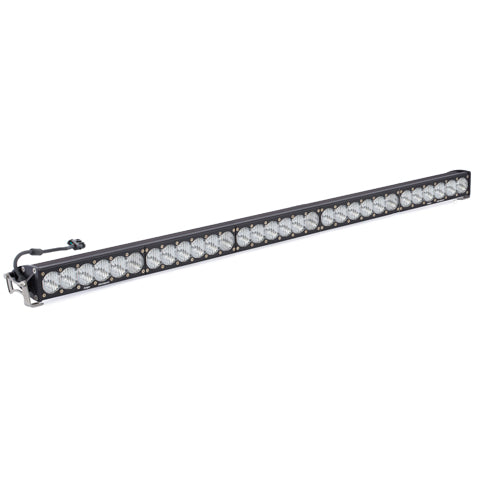 Baja Designs OnX6 50" Wide Driving LED Light Bar designed for offroad vehicles, providing powerful illumination and durability.