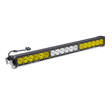 Load image into Gallery viewer, Baja Designs OnX6 Dual Control 30" Amber/White LED light bar with multiple lenses for versatile lighting options.