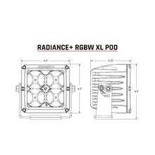 Load image into Gallery viewer, RIGID Industries Radiance+ Pod XL RGBW - Pair