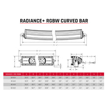 Load image into Gallery viewer, RIGID Industries Radiance+ Curved 30in. RGBW Light Bar