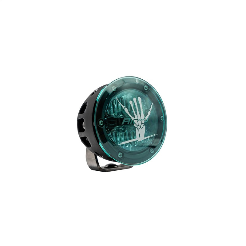 RIGID Industries x SHREDDY 360-Series 4in Lights w/Wt Bcklght (2) + 6 Covers (2 Pink/2 Teal/2 Blk)