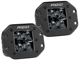 RIGID Industries D2 - Midnight Edition Flush Mount Spot Lights