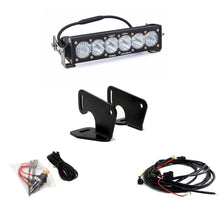 Load image into Gallery viewer, Baja Designs Polaris RZR Pro XP Hood Light Mount Kit with 10-inch OnX6+ light bar and installation accessories.