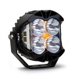 Baja Designs LP4 Pro Spot LED light with four clear lenses, designed for offroad visibility and durability.