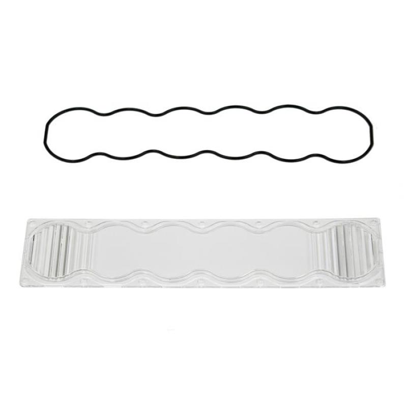 Baja Designs OnX6 Driving/Combo Lens Kit with clear lens and rubber gasket for enhanced off-road lighting performance.