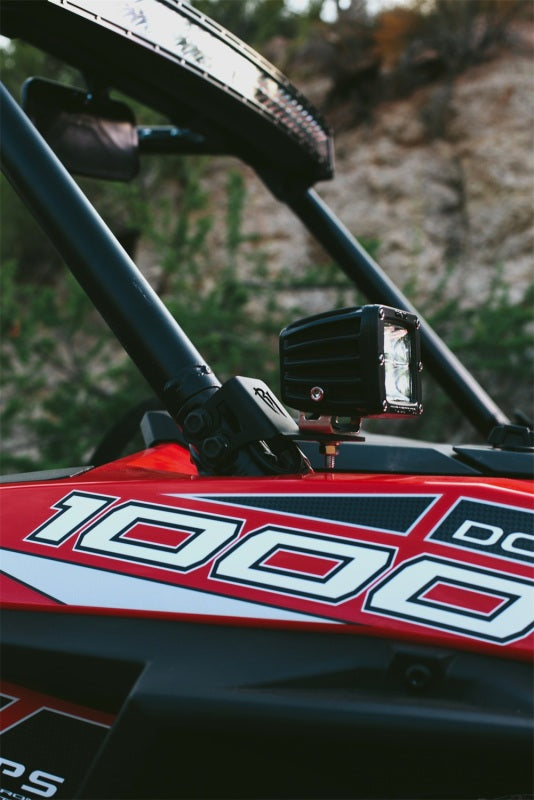 RIGID Industries 2014-2015 Polaris RZR XP1000 Single A Pillar D/DXL/SR-M/SR-Q-Series Mount Bracket