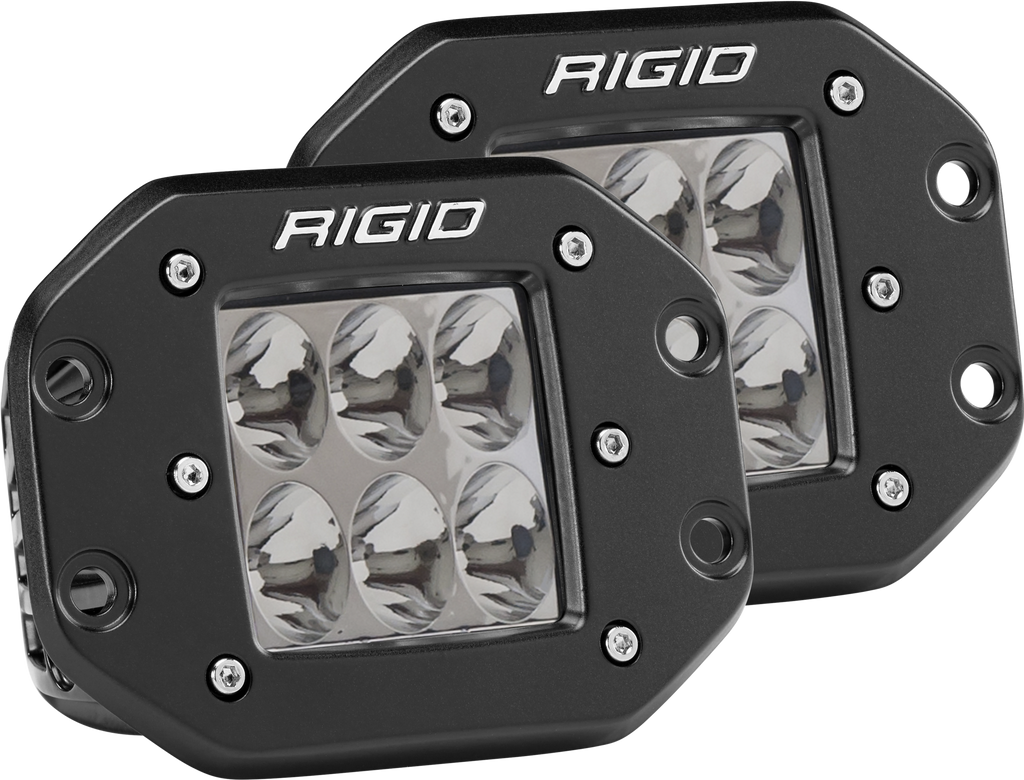 RIGID Industries Driving Flush Mount Pair D-Series Pro