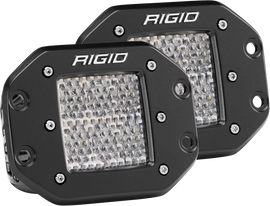 RIGID Industries Diffused Flush Mount Pair D-Series Pro