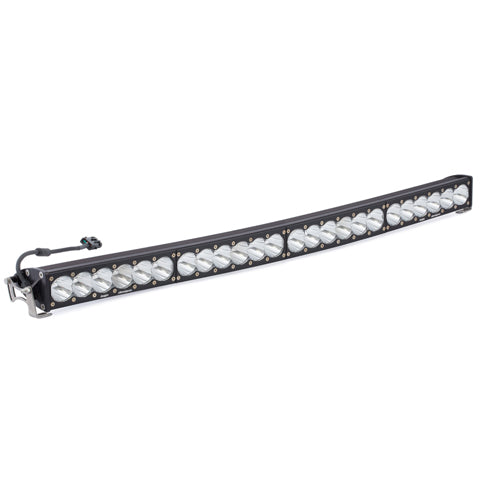 Baja Designs OnX6 Arc 40-inch High Speed Spot LED Light Bar designed for enhanced visibility in off-road conditions.