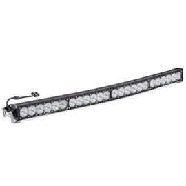 Baja Designs OnX6 Arc 40-inch wide driving LED light bar designed for offroad vehicles, providing powerful illumination.