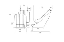 Load image into Gallery viewer, Cobra Classic CS Steel Racing Seat — view 2