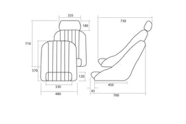 Cobra Classic CS Steel Racing Seat — view 2