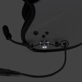 Wire Boom Hardware for Open Face Helmet or Headset