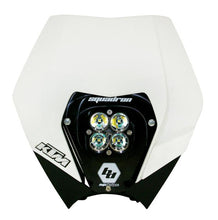Load image into Gallery viewer, KTM Headlight Kit AC 08-13 w/ Headlight Shell White Squadron Sport Baja Designs