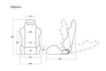 Load image into Gallery viewer, Cobra Daytona Steel Racing Seat — view 2
