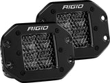 RIGID Industries D Series PRO Midnight Edition - Spot - Diffused - Pair