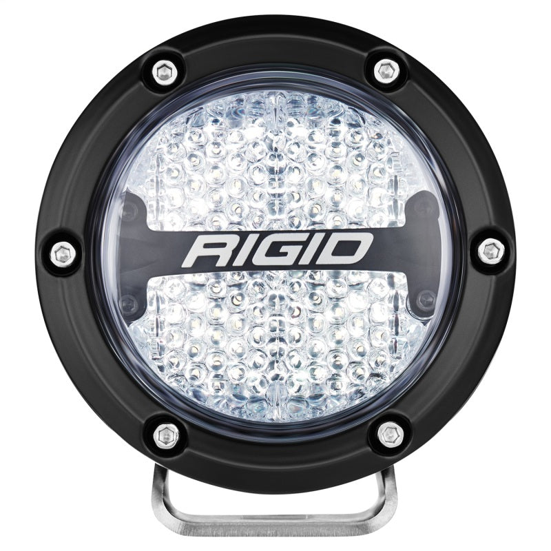 RIGID Industries 360-Series 4in LED Off-Road Diffused Beam - RGBW Backlight (Pair)