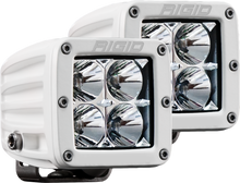 Load image into Gallery viewer, RIGID Industries Hybrid Flood Surface Mount White Housing Pair D-Series Pro
