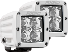 Load image into Gallery viewer, RIGID Industries Hybrid Spot Surface Mount White Housing Pair D-Series Pro
