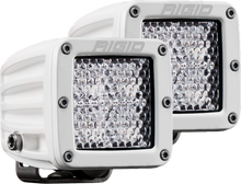 Load image into Gallery viewer, RIGID Industries Hybrid Diffused Surface Mount White Housing Pair D-Series Pro
