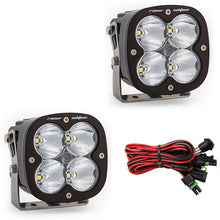 Load image into Gallery viewer, Baja Designs XL Racer Edition high-speed spot lights with four LED bulbs, mounting brackets, and wiring harness included.