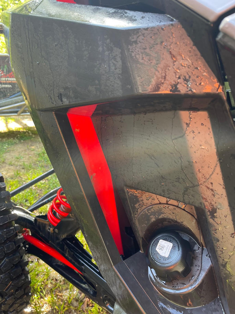 L&W Fab Rear Inner Fender Mud Guard Polaris RZR Pro R