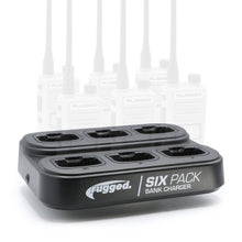 Load image into Gallery viewer, 6-Pack Bank Charger for Handheld Radios