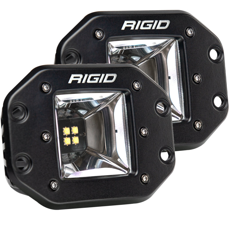 RIGID Industries Radiance+ Scene RGBW Flush Mount - Pair