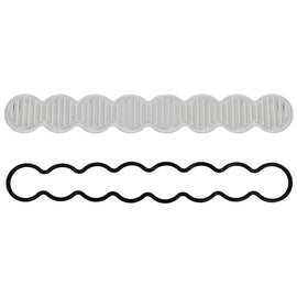 Baja Designs S8 Wide Driving Lens Kit includes a clear lens and a black gasket for enhanced off-road lighting performance.