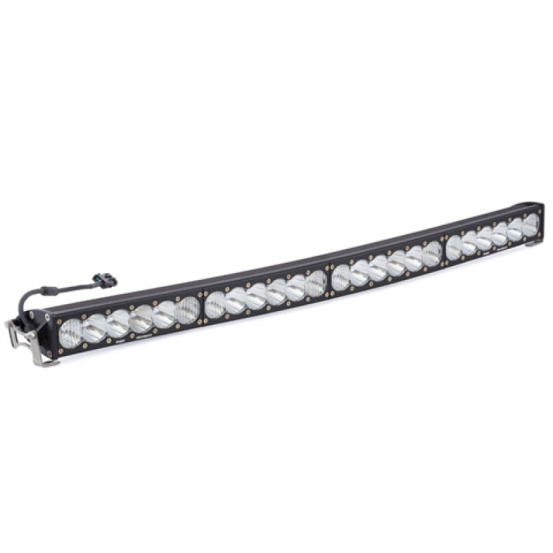Baja Designs OnX6 Arc Series 40in LED light bar with a driving combo pattern for enhanced visibility and off-road performance.