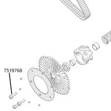Load image into Gallery viewer, RPM RZR Pro R TITANIUM Secondary Clutch Bolts #7519768 (QTY3) Hex Flange M12x1.75x45