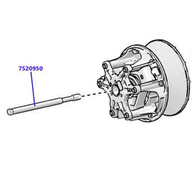 RPM Polaris Pro R, Pro XP, Turbo R, Pro S P90 TITANIUM Primary Clutch Bolt # 7520950 M14X1.5X180