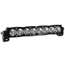 Load image into Gallery viewer, Baja Designs S8 Series 10-inch LED light bar with spot pattern, featuring eight high-intensity LED bulbs and durable mounting brackets.