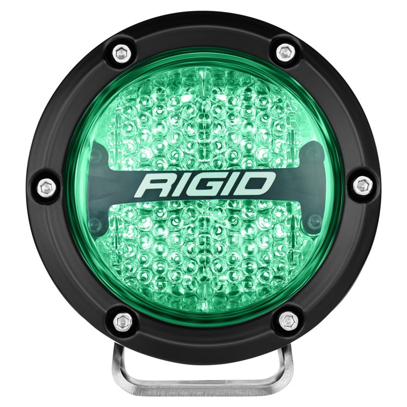 RIGID Industries 360-Series 4in LED Off-Road Diffused Beam - RGBW Backlight (Pair)