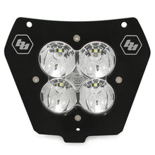 Load image into Gallery viewer, Baja Designs 14-16 XL80 LED KTM Kit featuring four powerful LED lights mounted on a black plate for enhanced visibility.
