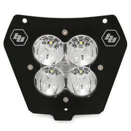 Baja Designs 14-16 XL80 LED KTM Kit featuring four powerful LED lights mounted on a black plate for enhanced visibility.