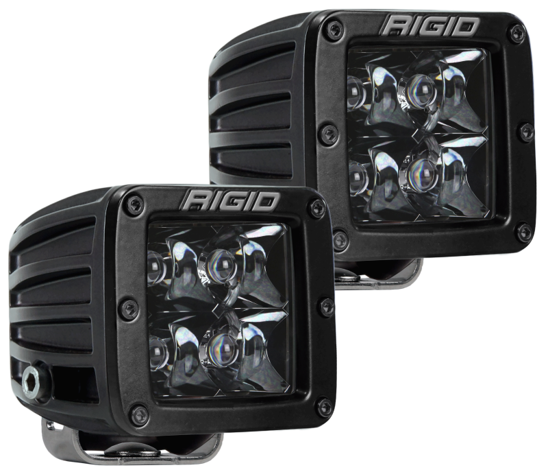 RIGID Industries D-Series Midnight Edition - Spot - Set of 2