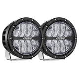 RIGID Industries 360-Series 6in LED Off-Road Drive Beam - RGBW (Pair)